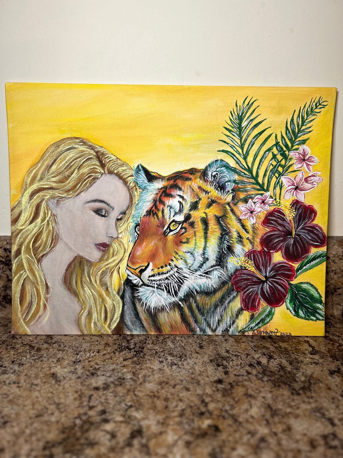 Oil Painting Prints of Enchanting Bond