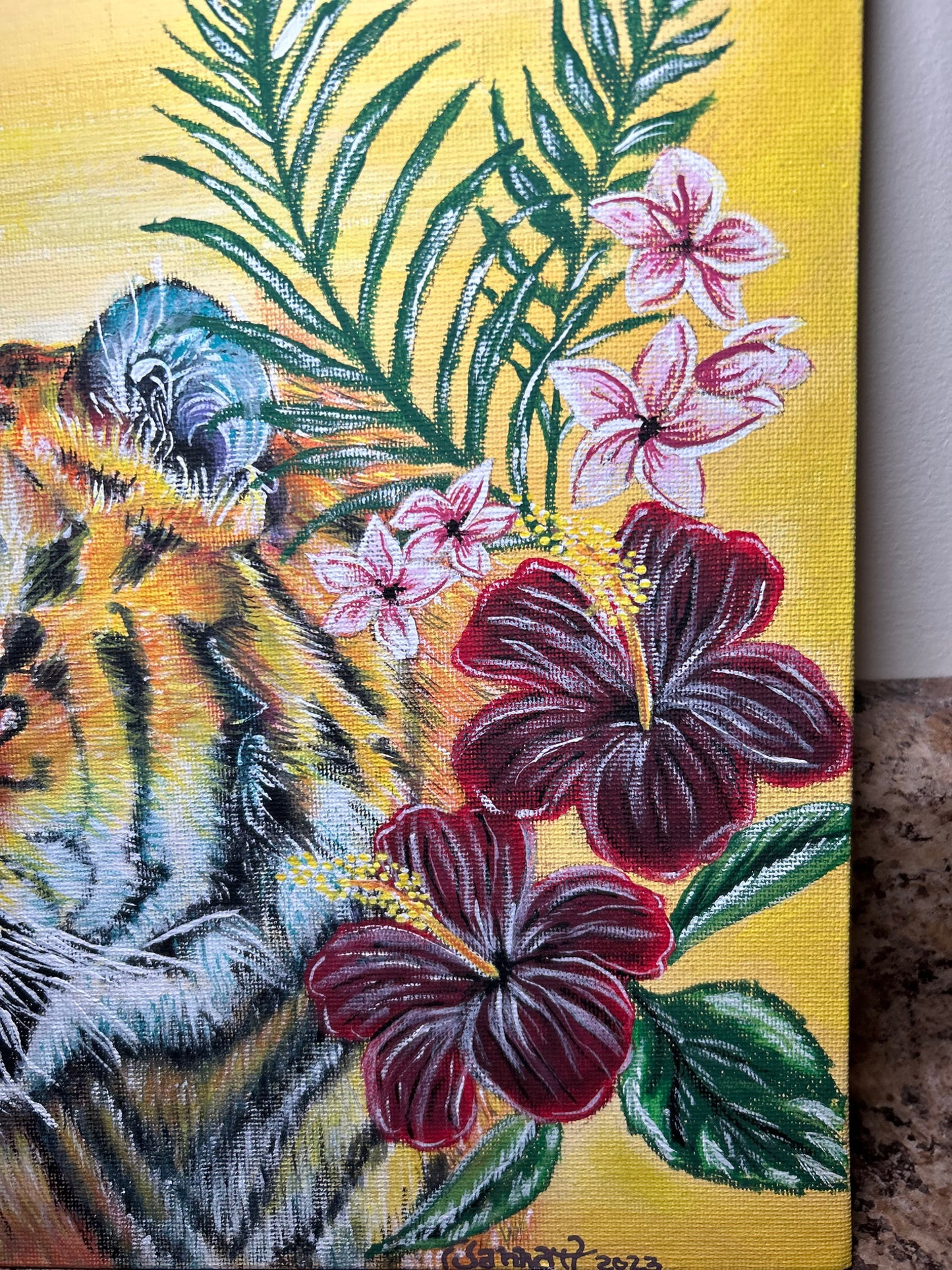 Oil Painting Prints of Enchanting Bond