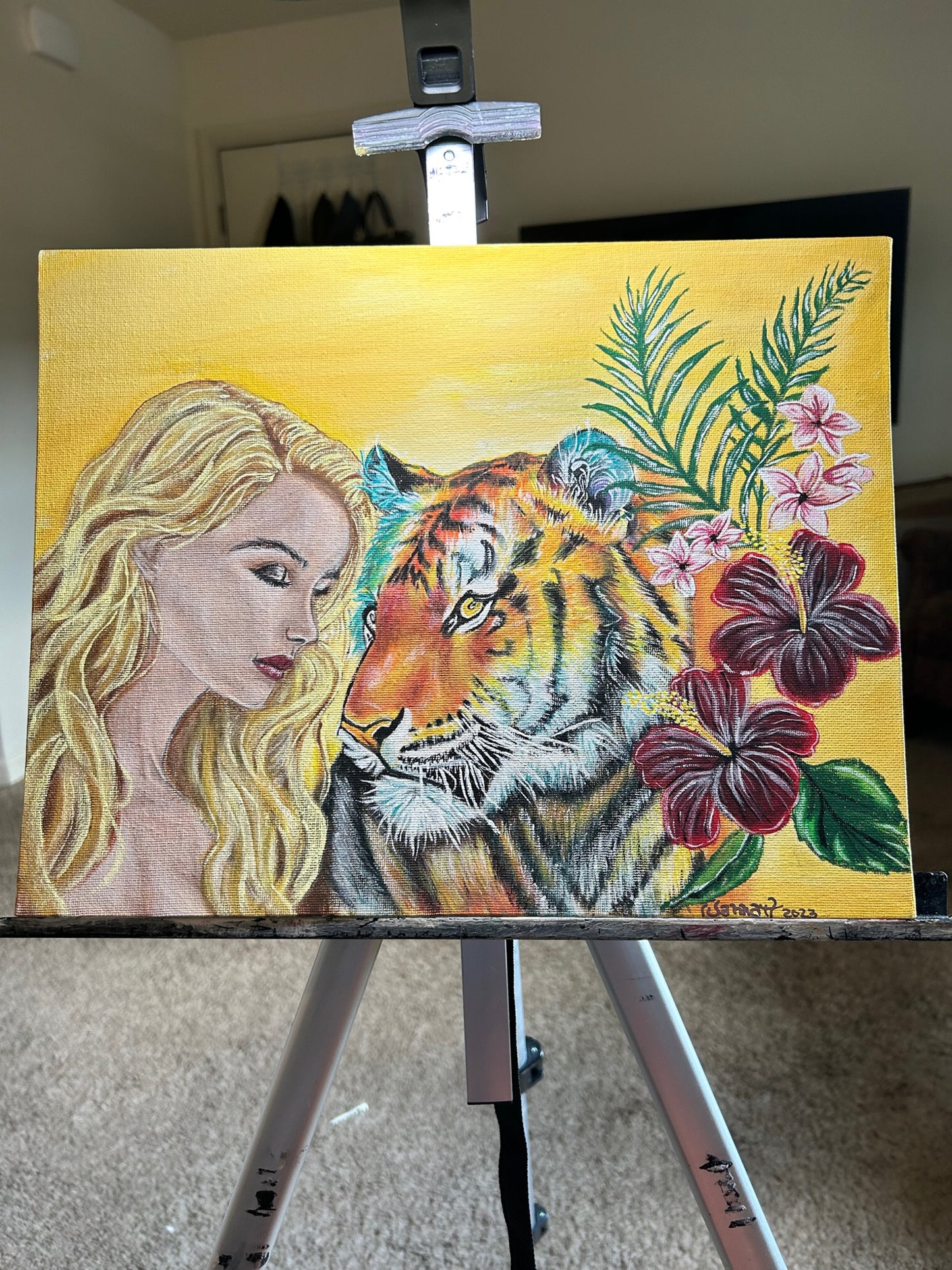 Oil Painting Prints of Enchanting Bond