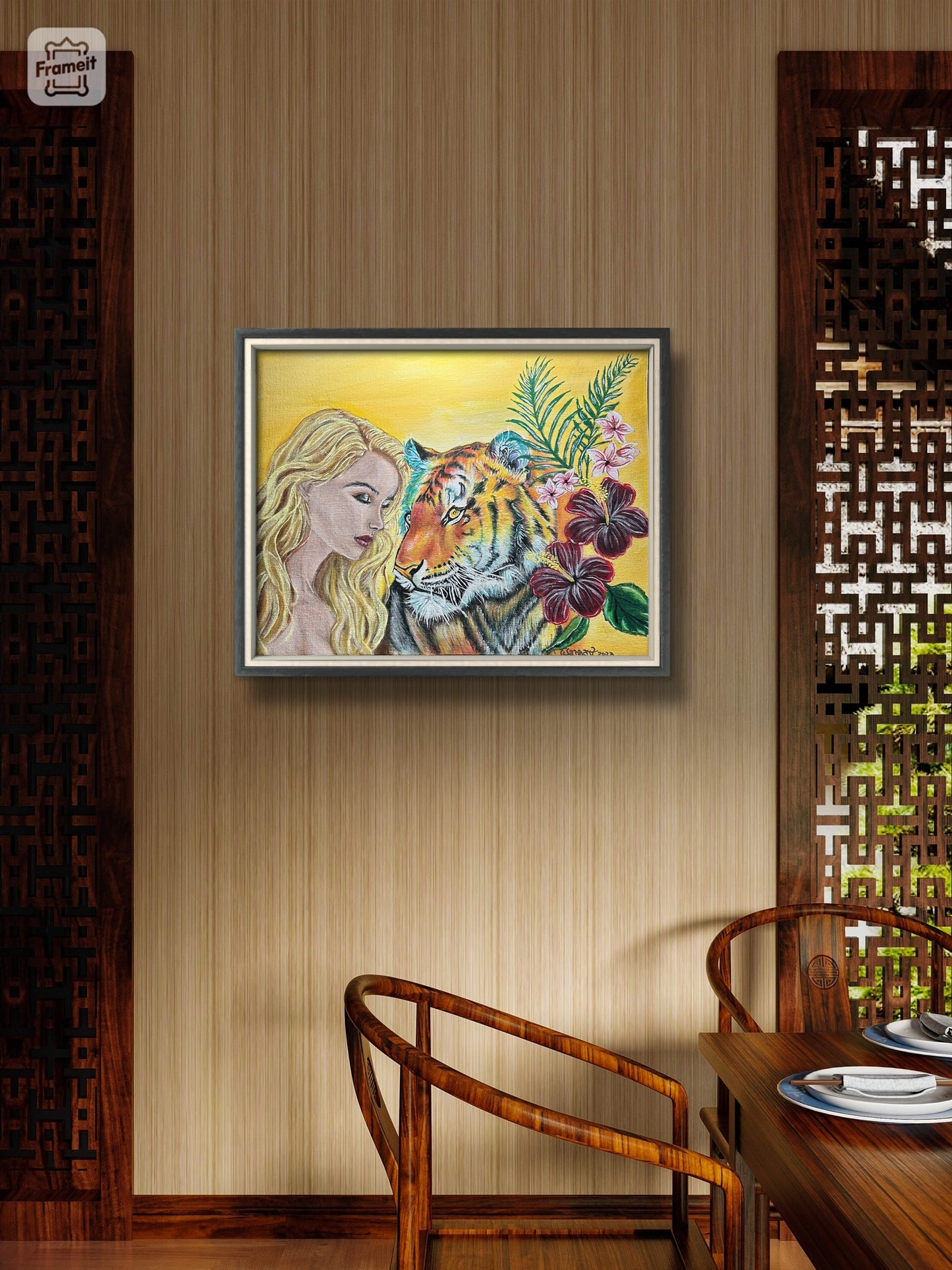 Oil Painting Prints of Enchanting Bond