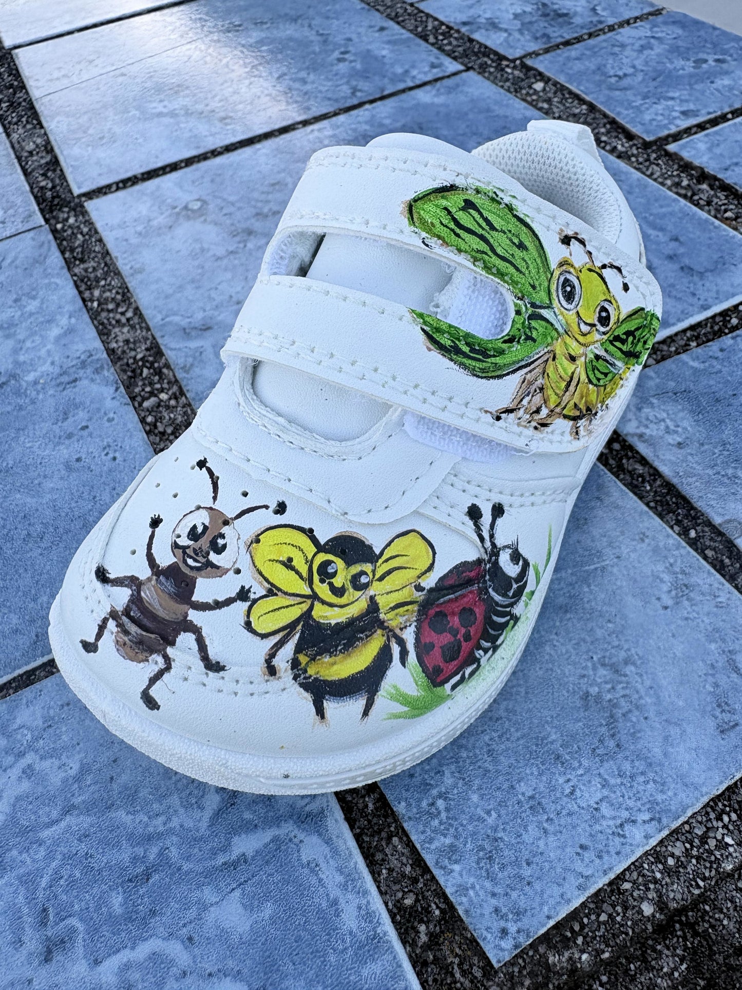 Custom Hand Painted Nike Air Force 1 Sneakers, High School, College Sports Logo, Your Unique Design
