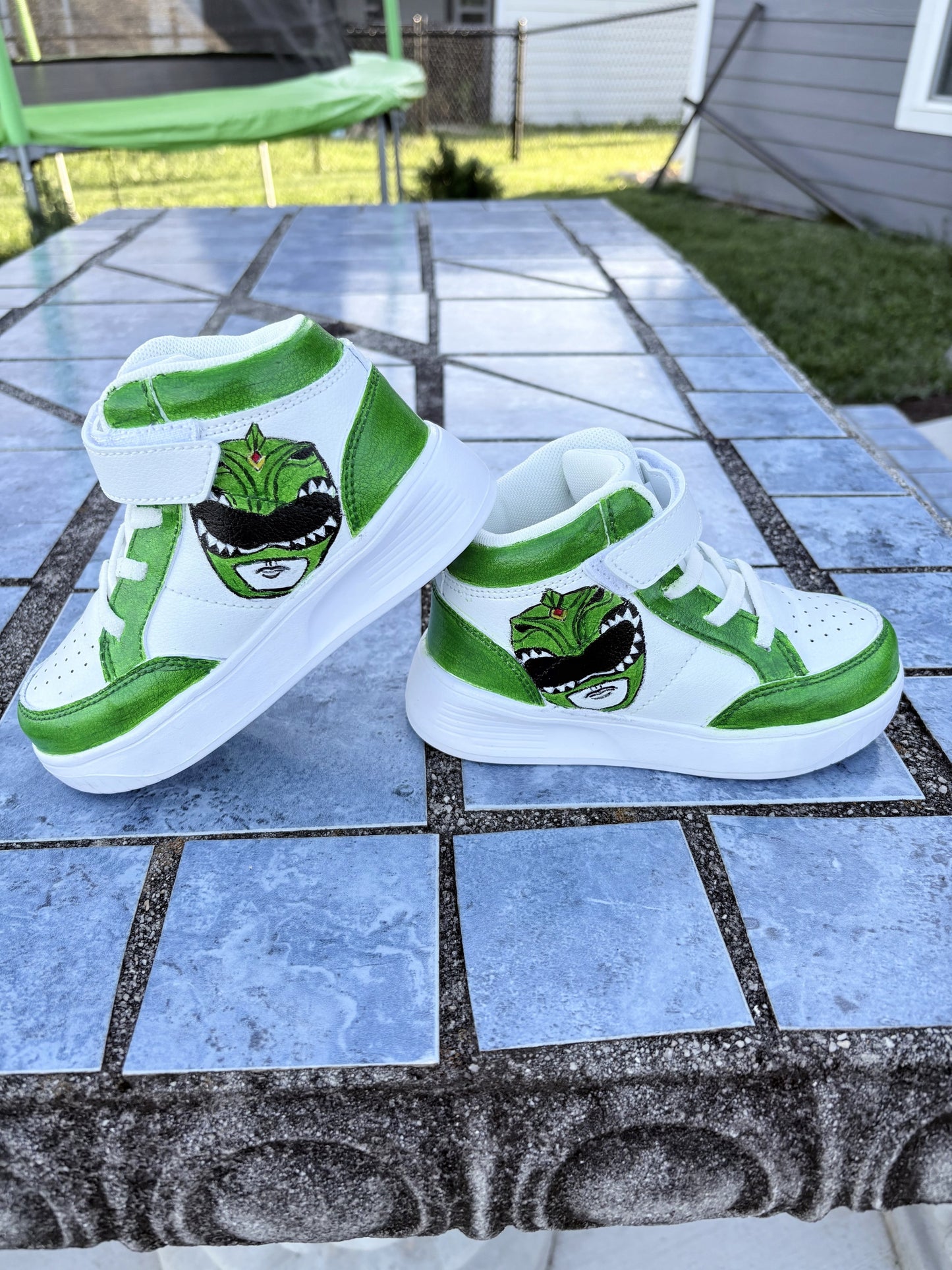 Custom Hand Painted Nike Air Force 1 Sneakers, High School, College Sports Logo, Your Unique Design